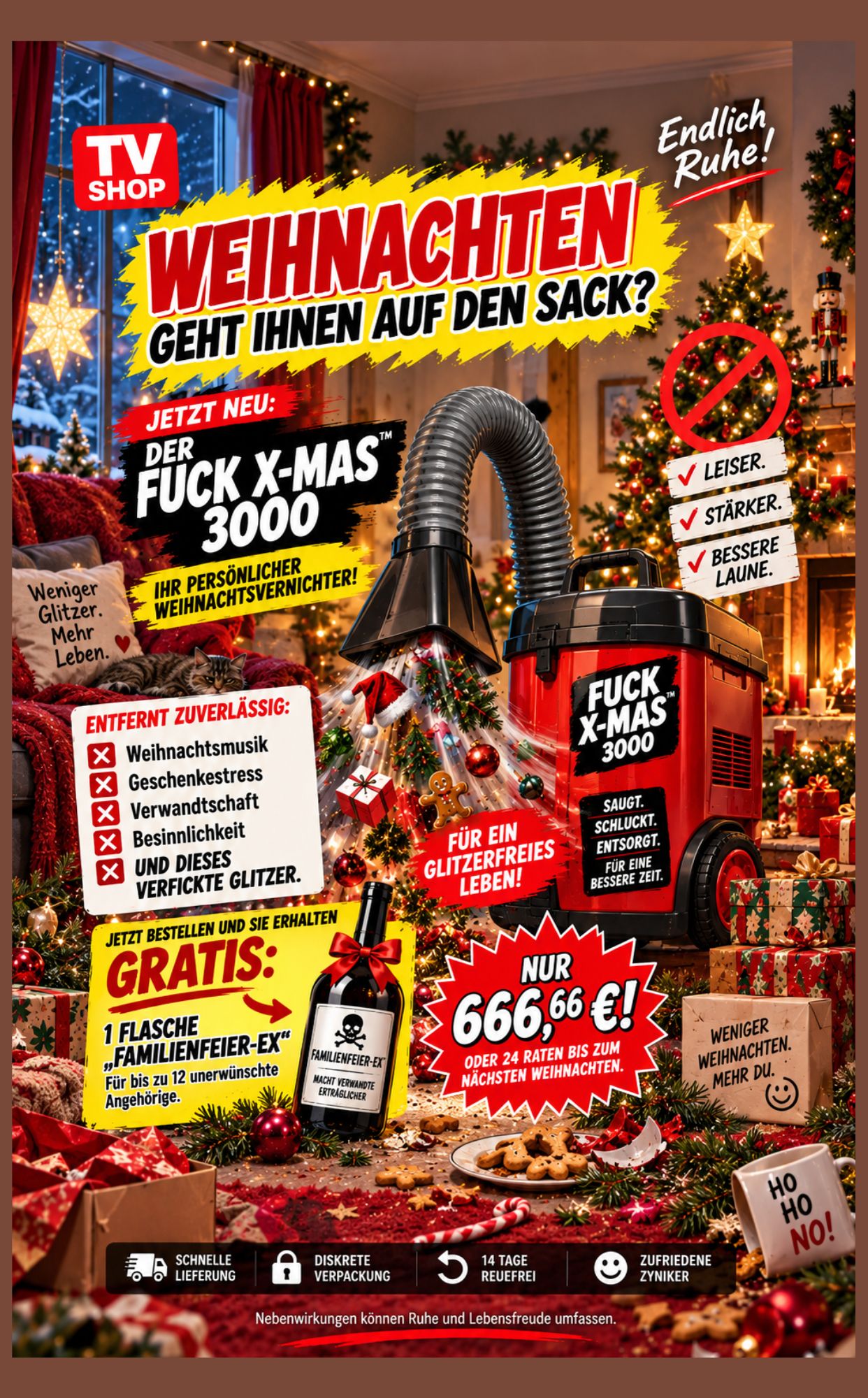 Weihnachtswahnsinn aus dem Anti-Adventskalender